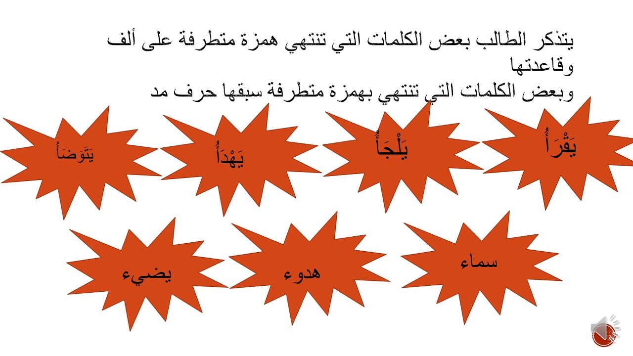 حل درس الهمزة المتطرفة على السطر بعد المدود والمتطرفة على ألف للصف الثالث المنهاج الكويتي