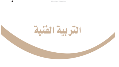 حل كتاب التربية الفنية للصف السادس ابتدائي المنهاج السعودي